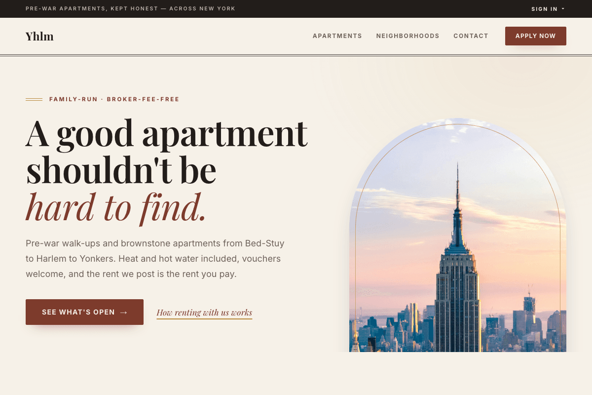 Brownstone theme